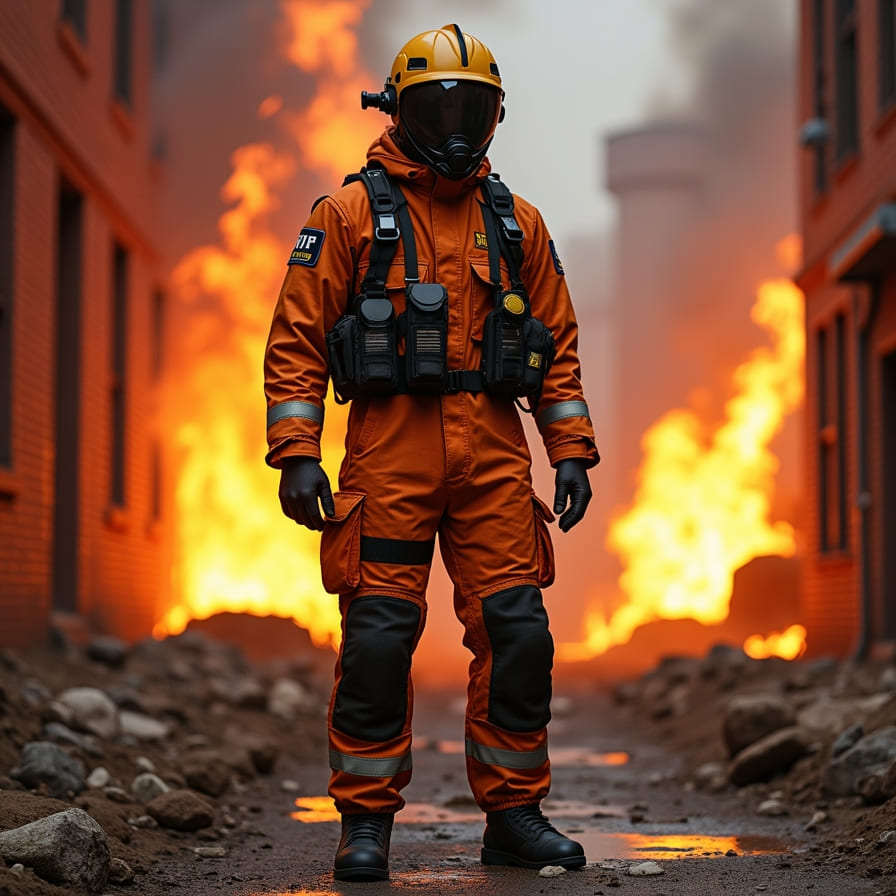 Fire-Resistant Tactical Suit